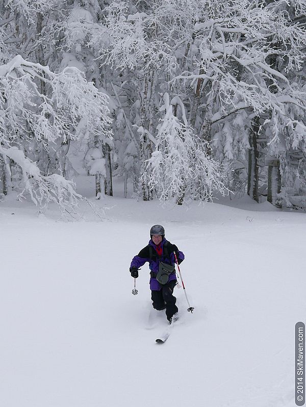 Backcountry skiing in Vermont