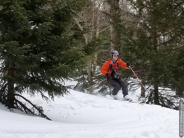 Skiing in the backcountry