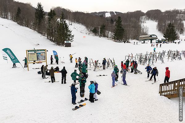 Learning to ski/snowboard in Vermont