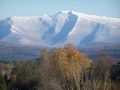Snowy view of Mt. Mansfield's western slopes