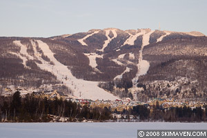 The soleil fades on Mt. Tremblant