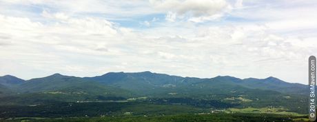 View of Mt. Mansfield in Stowe, VT
