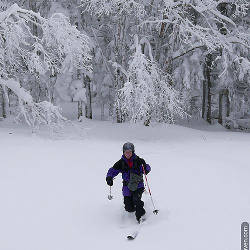 Backcountry skiing in Vermont