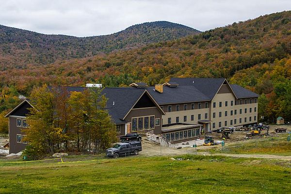 New base lodge at Jay Peak ski resort in Vermont