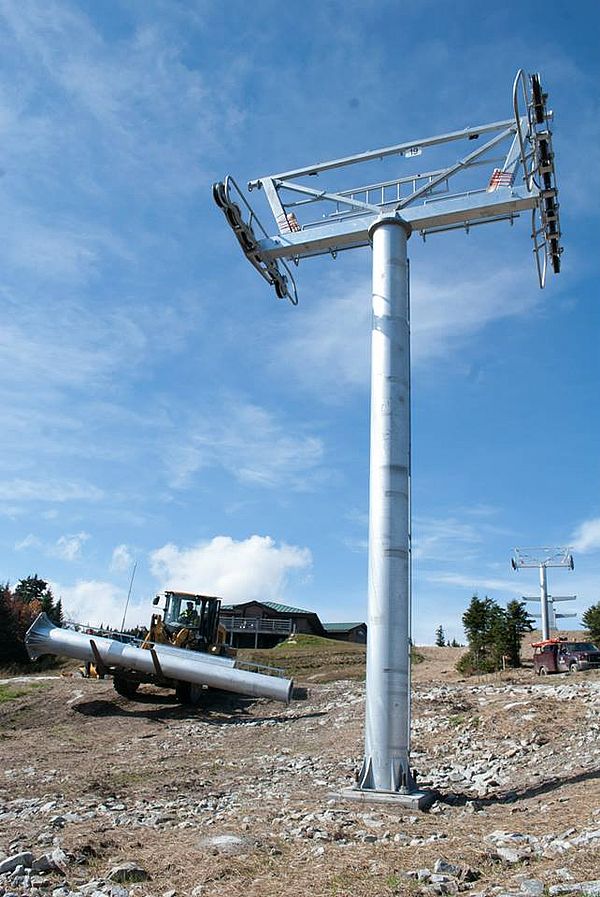 New chairlift at Okemo, Vermont