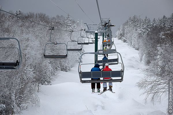 Riding a quad at Sugarbush