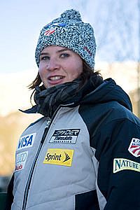 US Ski Team member Chelsea Marshall from Vermont