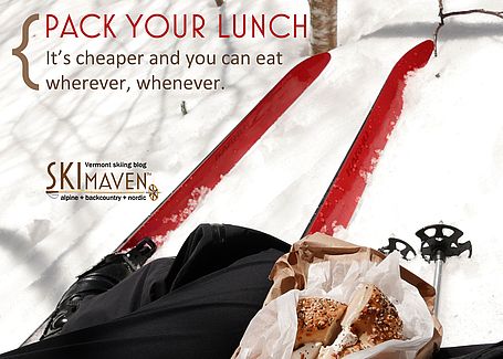 Tip: Pack a lunch for skiing Tip: Pack a lunch for skiing
