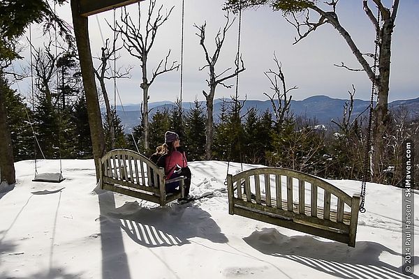 Great views from Peek-a-View point in Stowe