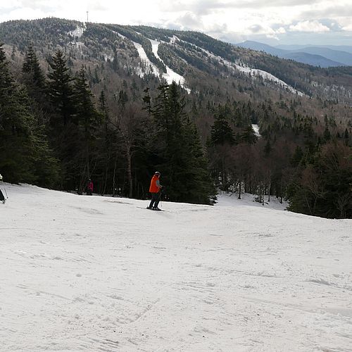 Skiing at Bolton Valley, Vermont