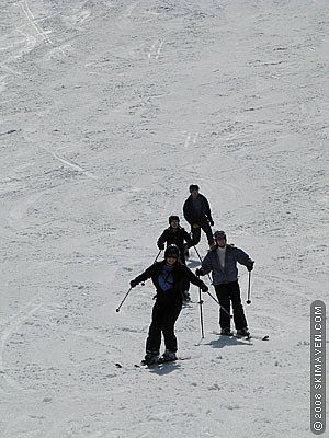 Spring skiing at Jay Peak earlier this month