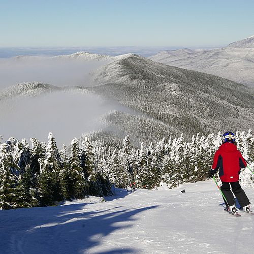 Skiing at Sugarbush, Vermont