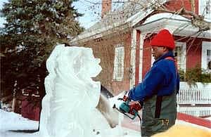 Nice ice at Stowe Winter Carnival