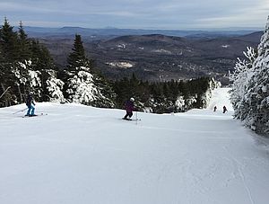 Skiing at Mount Snow, VT, December 2015