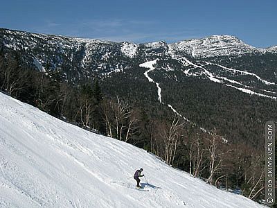 Spring skiing in Stowe, Vermont