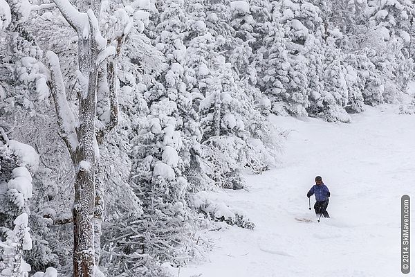 Skiing on Mt. Ellen at Sugarbush