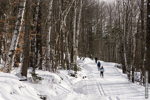 The Nordic ski tracks were great