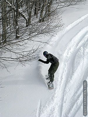 Riding last year at Bolton Valley