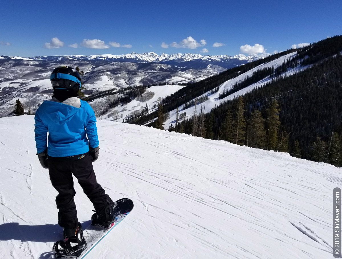 Lovely spring skiing at Colorado's sunny Beaver Creek Resort