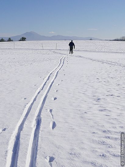 Cross-country skiing in Vermont Cross-country skiing in Vermont