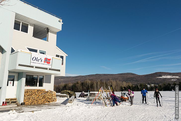 Sun and warmth skiing at Ole's Sun and warmth skiing at Ole's