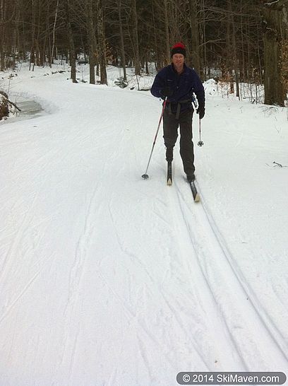 Skiing on Sugar Road Skiing on Sugar Road