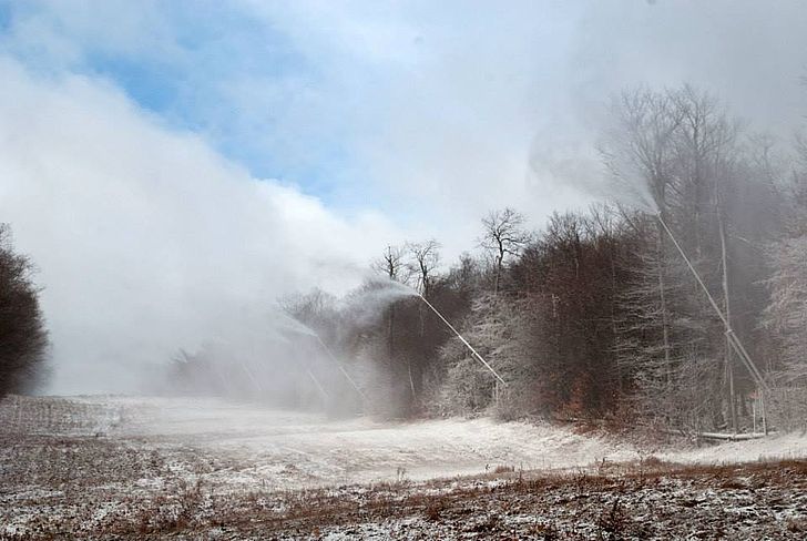Okemo snowmaking Okemo snowmaking