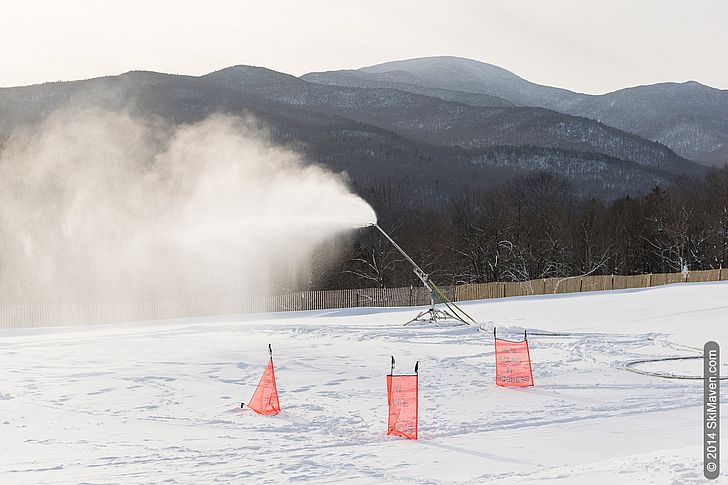 Snowmaking on cross-country trails Snowmaking on cross-country trails