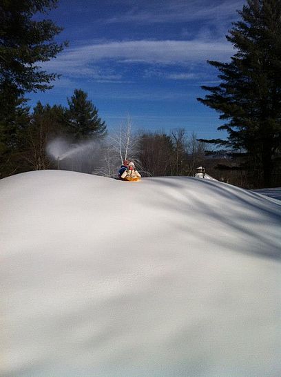 Snowmaking at Sleepy Hollow cross-country center Snowmaking at Sleepy Hollow cross-country center