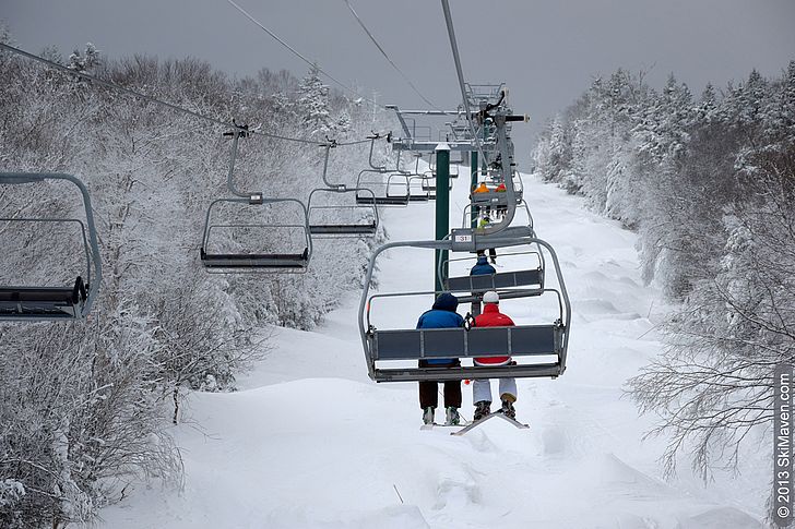 Riding a quad at Sugarbush Riding a quad at Sugarbush