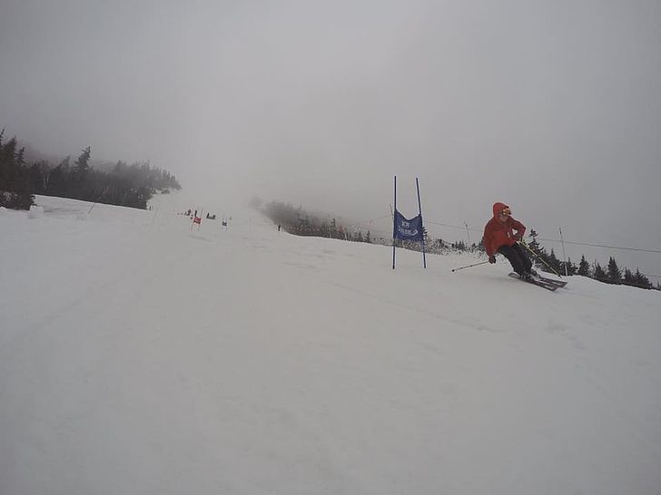 Skiing in Vermont, May 1, 2016 Skiing in Vermont, May 1, 2016