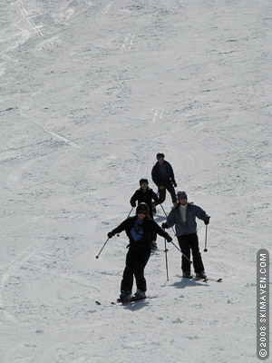 Spring skiing at Jay Peak earlier this month