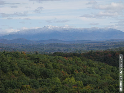 Snow on Vermont's Mt. Mansfield