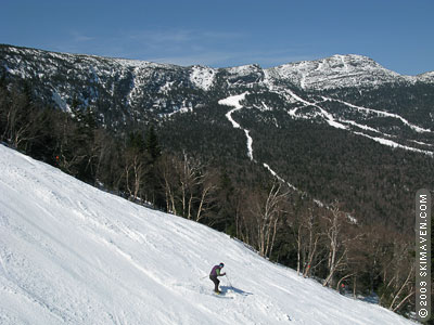 Spring skiing in Stowe, Vermont